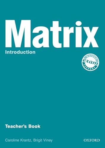 9780194396363: New Matrix: Matrix Introduction: Teacher's Book - 9780194396363