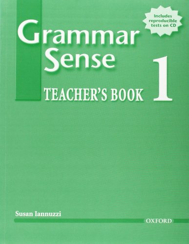 Imagen de archivo de Grammar Sense 1 Teachers Book with Tests CD a la venta por BombBooks