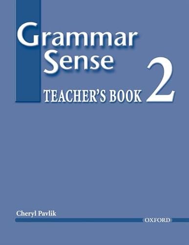 Stock image for Grammar Sense 2 Teacher's Book: with Test CD for sale by Ergodebooks