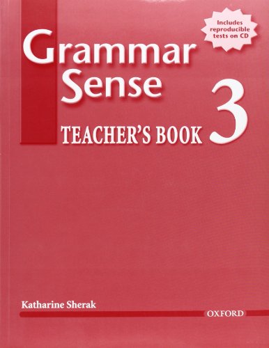 Imagen de archivo de Grammar Sense 3 Teacher's Book : With Test CD a la venta por Better World Books: West