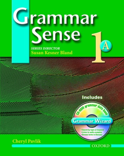 9780194397131: Grammar Sense 1: Grammar Sense 1a Student Book with Wizard CD-ROM