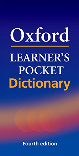 9780194398725: Oxford learner's pocket dictionary: A pocket-sized reference to English vocabulary