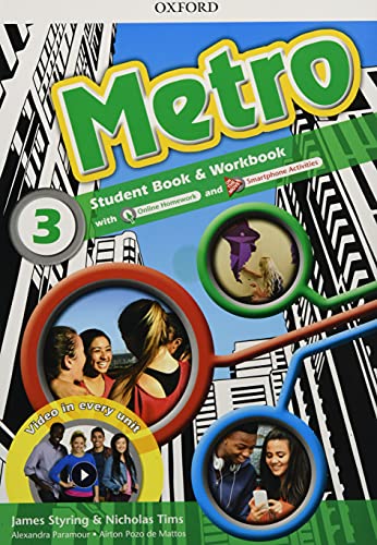 Imagen de archivo de Metro. Level 3 Student Book and Workbook a la venta por Blackwell's