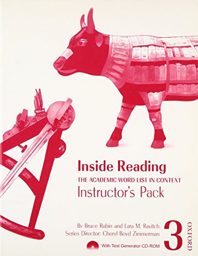 Beispielbild fr Inside Reading 3: Instructor's Pack (Pack) zum Verkauf von Iridium_Books