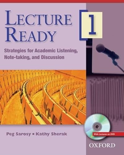 Stock image for Lecture Ready 1 Student Book with DVD: Strategies for Academic Listening, Note-taking, and Discussion (Lecture Ready Series) for sale by BooksRun