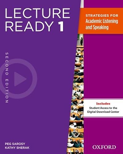 Stock image for Lecture Ready Student Book 1, Second Edition for sale by PAPER CAVALIER US