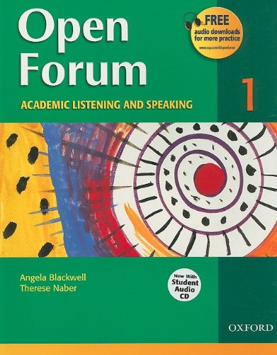 Beispielbild fr Open Forum 1: Academic Listening and Speaking [With Student Audio CD] zum Verkauf von ThriftBooks-Atlanta