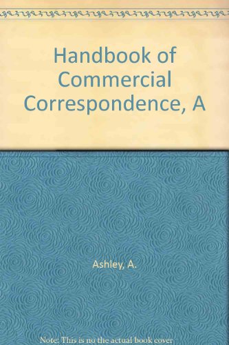 9780194421270: Handbook of Commercial Correspondence, A