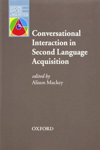 Stock image for Conversational Interaction in Second Language Acquisition (Oxford Applied Linguistics) for sale by HPB-Red