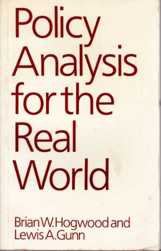 9780194424400: Policy Analysis for the Real World