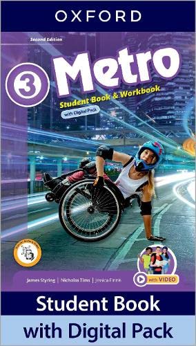 Stock image for Metro: Level 3: Student Book and Workbook with Digital Pack for sale by Brook Bookstore