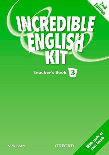 Imagen de archivo de (tchs).incredible english kit 3.(teacher's book) a la venta por Iridium_Books