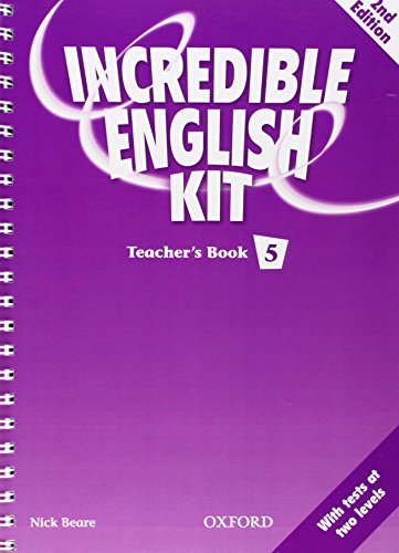 Imagen de archivo de (tchs).incredible english kit 5.(teacher's book) a la venta por Iridium_Books