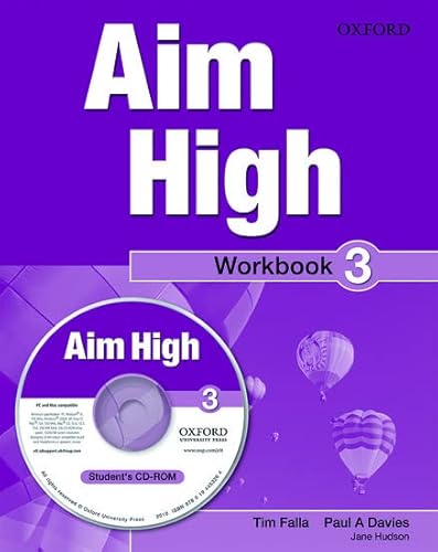 Beispielbild fr Aim High Level 3 Workbook + CD-ROM : A New Secondary Course Which Helps Students Become Successful, Independent Language Learners. zum Verkauf von Buchpark