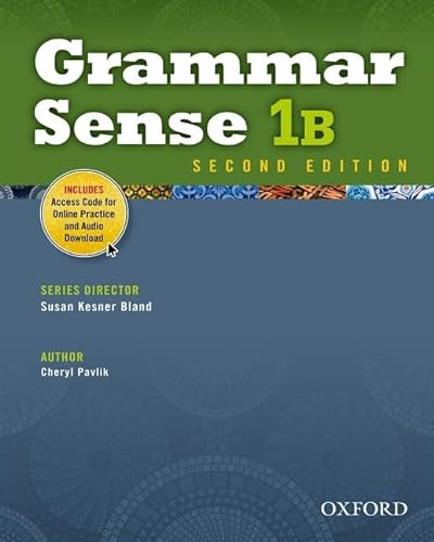 9780194489126: Grammar Sense 1B Student Book with Online Practice Access Code Card