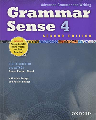 Beispielbild fr Grammar Sense 4 Student Book with Online Practice Access Code Card (Advanced Grammar and Writing) zum Verkauf von ZBK Books