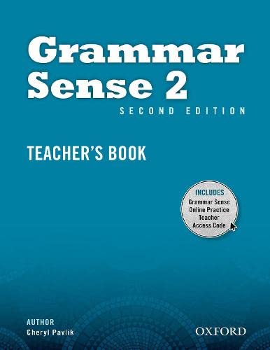 9780194489393: Grammar Sense: 2: Teacher's Book with Online Practice Access Code Card