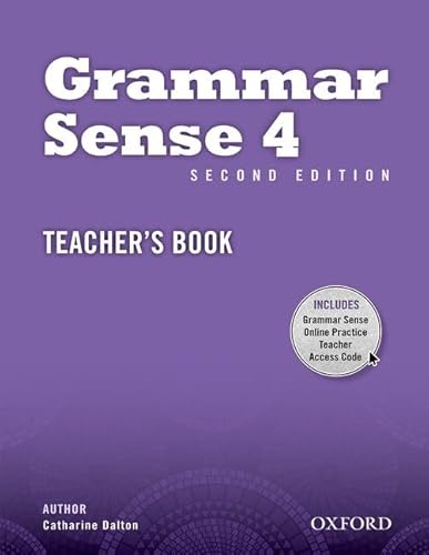 Stock image for Grammar Sense 4 Teacher's Book with Online Practice Access Code Card for sale by Better World Books