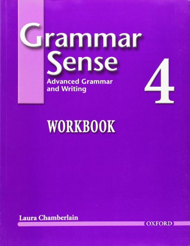 Stock image for Grammar Sense 4: Advanced Grammar and Writing, Workbook for sale by SecondSale