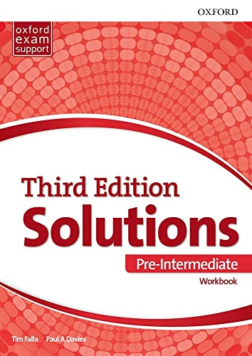 Imagen de archivo de Solutions 3rd Edition Pre-Intermediate. Workbook (Solutions Third Edition) a la venta por medimops