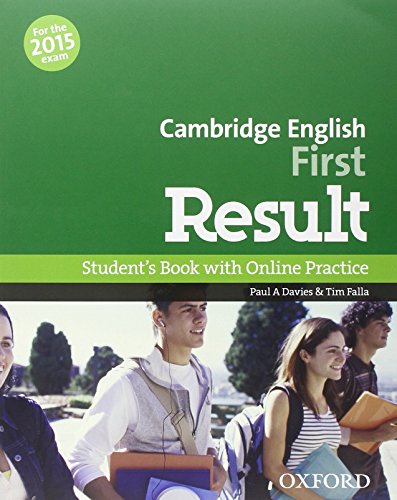 9780194511971: First result. Student's book-Workbook-2 test online. With key. Per le Scuole superiori. Con CD-ROM. Con espansione online