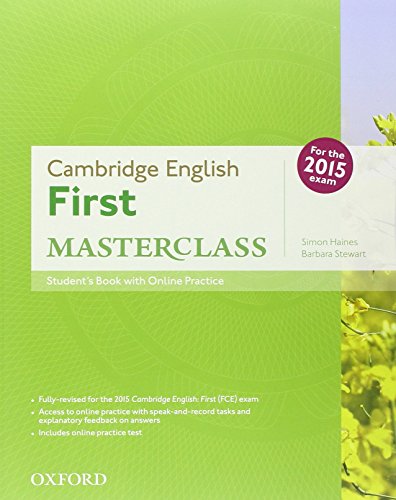 9780194512725: First masterclass. Student's book-Workbook-2 test online. Without key. Per le Scuole superiori. Con espansione online