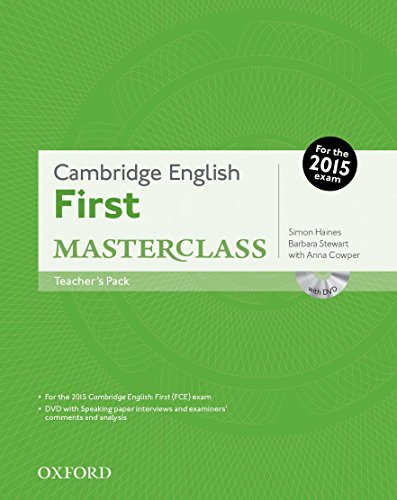 Imagen de archivo de Cambridge English: First Masterclass Teacher's Pack a la venta por Book Deals