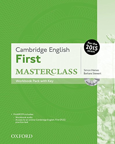 9780194512848: Cambridge English First Certificate Masterclass. Workbook with Key Exam Pack 2015 Edition