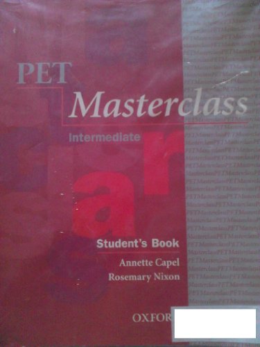 9780194514002: Preliminary English Test Materclass Student's Book (Preliminary English Test (Pet) Masterclass)