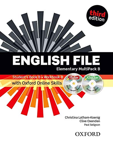 Imagen de archivo de ENGLISH FILE ELEMENTARY THIRD ED.- MULTIPACK B + ITUTOR + ONLINE a la venta por Libros nicos