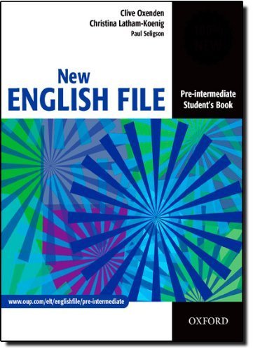 Imagen de archivo de New English File: Pre-intermediate Student's Book: Student's Book Pre-intermediate lev by Clive Oxenden;Christina Latham-Koenig;Paul Seligson(2005-04-14) a la venta por medimops