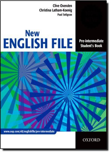 Stock image for New English File: Pre-intermediate Student's Book: Student's Book Pre-intermediate lev by Clive Oxenden;Christina Latham-Koenig;Paul Seligson(2005-04-14) for sale by medimops