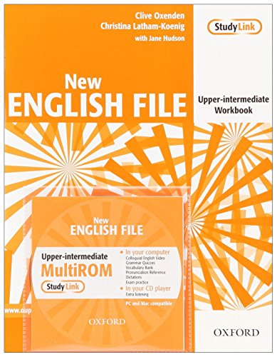 9780194518475: New English File Upper-Intermediate. Workbook with Multi-ROM Pack: Six-level general English course for adults (New English File Second Edition)