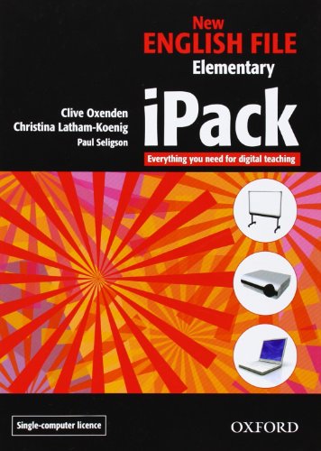 Imagen de archivo de New English File: Elementary. iPack (single-computer) Digital resources for interactive teaching (CD-ROM) a la venta por Iridium_Books