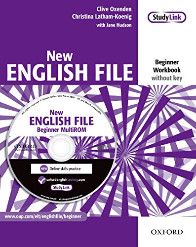 Imagen de archivo de New English File Beginner. Workbook with Multi-ROM Pack (New English File Second Edition) (Spanish Edition) a la venta por Y-Not-Books