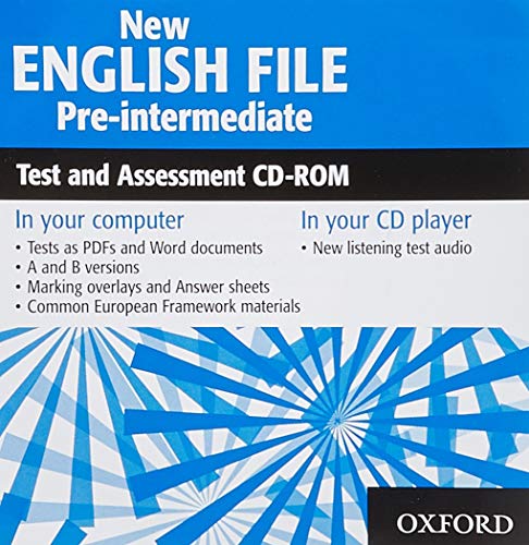 cráneo Cortar Tormento 9780194518857: New English File Pre-Intermediate: Test Assessment CD-ROM:  019451885X - AbeBooks