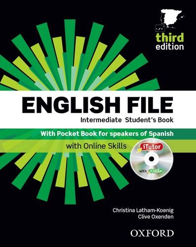 Stock image for ENGLISH FILE INTERMEDIATE 3 ED STUDENT S BOOK for sale by medimops
