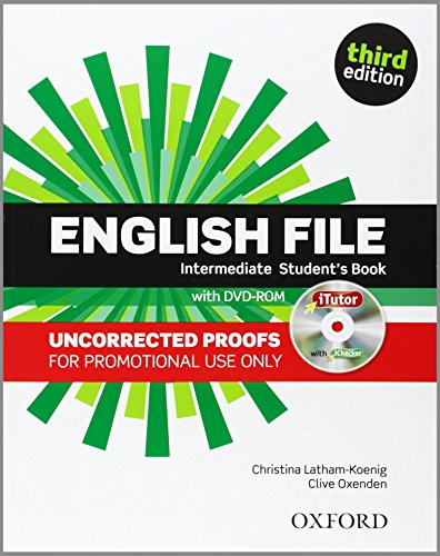 9780194519991: English File 3e Intermediate Students Book Bound Proofs