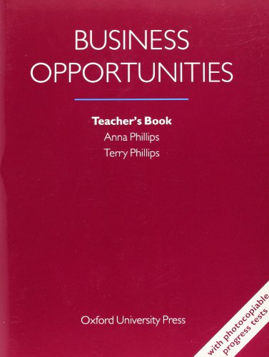 Beispielbild fr Business Opportunities: Teachers Book zum Verkauf von Reuseabook