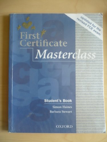 9780194522007: First Certificate Masterclass: Student's Book