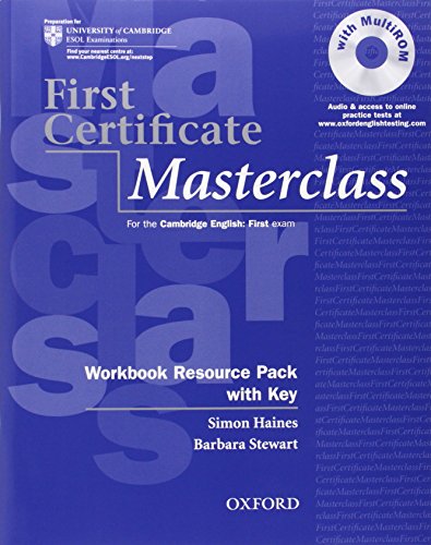 Beispielbild fr First Certificate Masterclass: Workbook Resource Pack with Key zum Verkauf von medimops