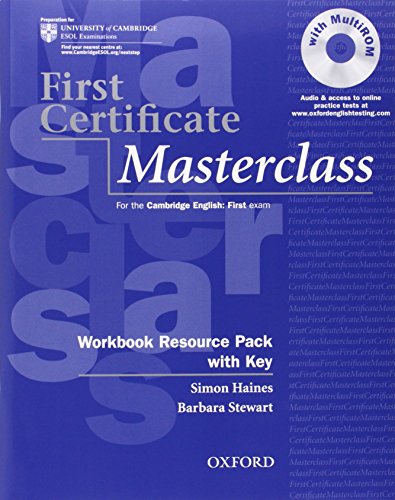 Stock image for First Certificate Masterclass: Workbook Resource Pack with Key for sale by medimops