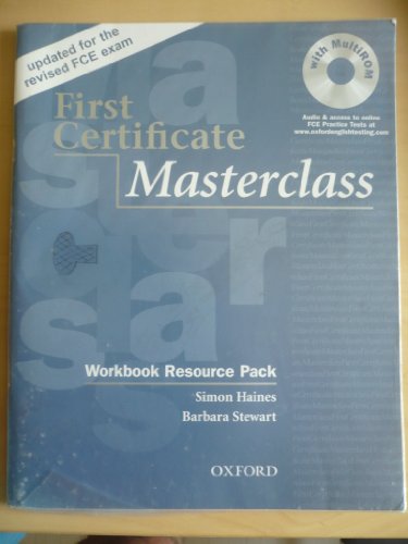 First certificate masterclass. Workbook without answers.