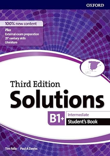 Imagen de archivo de Solutions Intermediate. Student's Book 3rd Edition a la venta por medimops