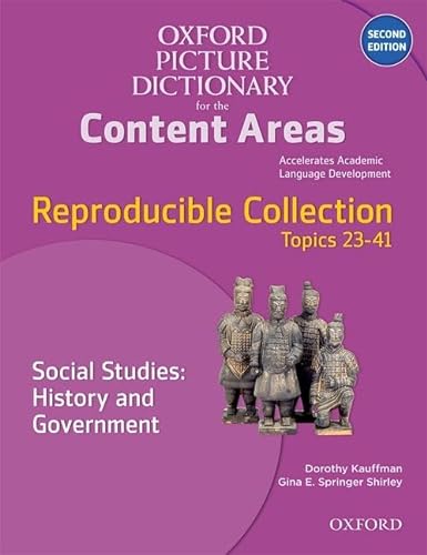 Beispielbild fr Oxford Picture Dictionary for the Content Areas Reproducible: Social Studies History & Government zum Verkauf von Wonder Book