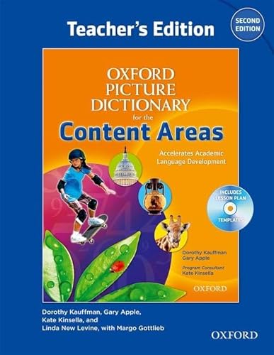 Imagen de archivo de Oxford Picture Dictionary for the Content Areas Teacher's Edition with Lesson Plan CD Pack (Oxford Picture Dictionary for the Content Areas 2e) a la venta por HPB-Red