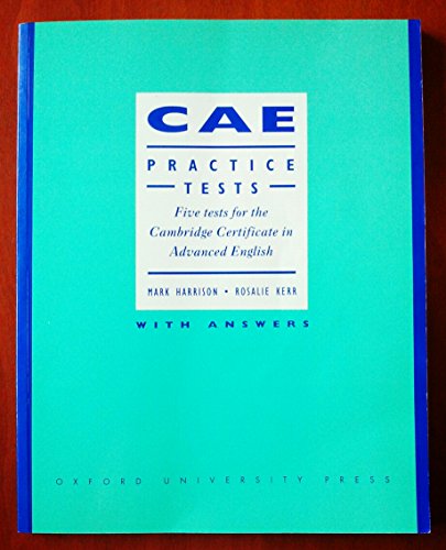 9780194533416: C.A.E. Practice Tests