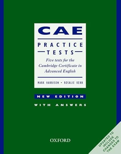 9780194533935: CAE Practice Tests: Certificate in Advanced English Practice Tests Student's Book With Key New Edition