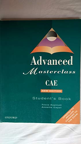 9780194534277: Advanced Masterclass CAE New Edition: Advanced CAE Masterclass Student's Book New Edition (Cambridge Advanced English (Cae) Masterclass)