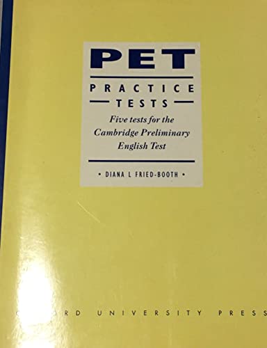 Preliminary English Test Practice Tests Student's Book Without Key (9780194534437) by Varios Autores